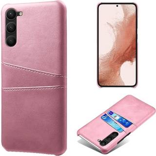 SKALO Samsung S23 PU-læder Kortholder Cover - Rosa guld