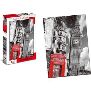 Samlede farver London Call Box 1000 Piece Jigsaw Puzzle