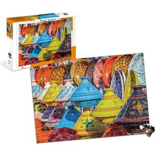 Gade landskab farverig keramik 500 stykke puslespil