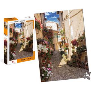 Gade landskab landsby gade 500 stykker puslespil