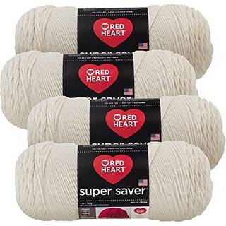 Red Heart Super Saver Yarn (4-Pack 7oz Skeins) (Aran)