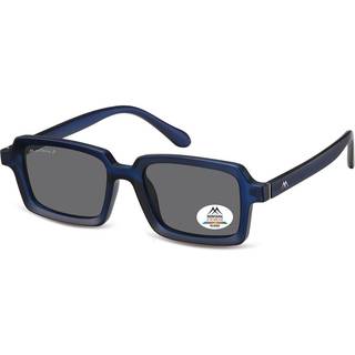 Montana Briller MP57 Polarized MP57D 51 Solbriller Mænd Blue - Matte Dark Blue - 51mm