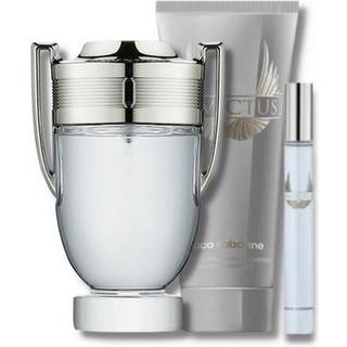 Paco Rabanne - Invictus Gavesæt - 100 ml Edt, 10 ml Travel Spray og showergel
