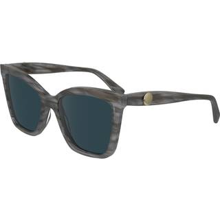 LONGCHAMP Kvinde LO742S 036 Solbriller Acetat Grå Grå Cat Eye Normal Normal