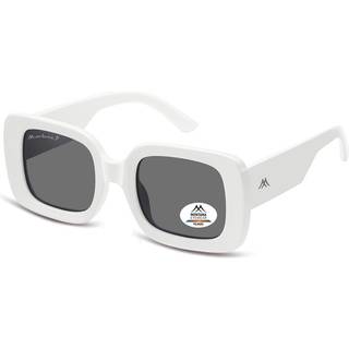 Montana Briller MP68 Polarized MP68D 51 Solbriller Kvinder Hvid - White - 51mm