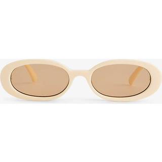 Le Specs Outta Love Ecru With Light Brown Mono Lens