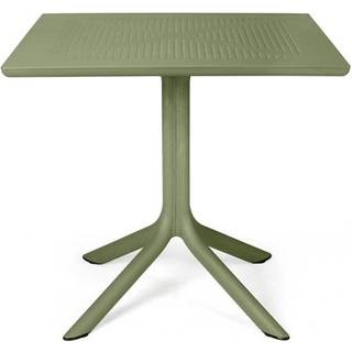 Nardi Clip 80 havebord 80x80 cm, olivengrøn/agave 40082.16.000