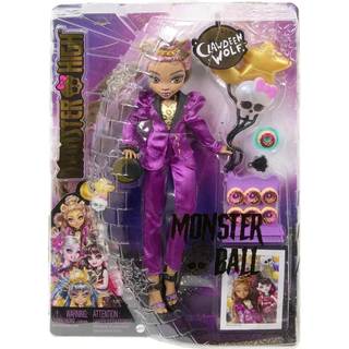 Monster High Ball Clawdeen Wolf Dukke Monster High Ball Dukker HNF69