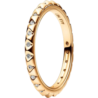 Pandora 162800C01 Damenring Pyramiden Goldfarben