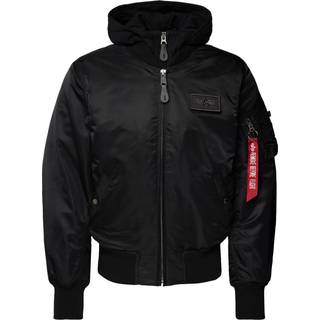 ALPHA INDUSTRIES Herren Blouson schwarz unifarben