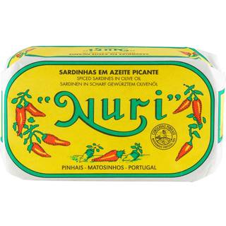 Sardiner i olivenolie, krydret, 125g - Nuri