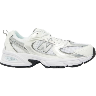 New Balance Børn 530 i Hvid/Grå Synthetic, Størrelse 37.5