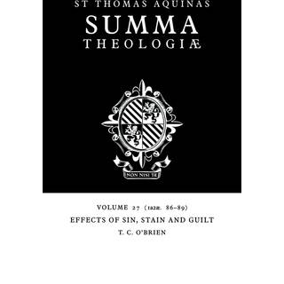 Summa Theologiae: Volume 27, Effects of Sin, Stain and Guilt