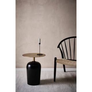 TORETTA sidebord ø 40,5 cm - Sort