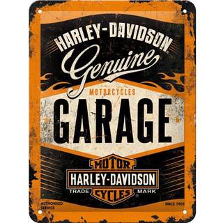 Harley-Davidson Metalskilt Harley Davidson "Garage" Mål: 15 x 20 cm