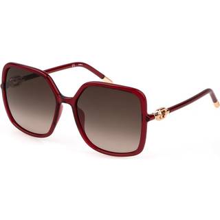 Furla SFU536 06NL 58 Solbriller Kvinder Rød - Glossy Transparent Red - 58mm