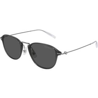 Montblanc MB0155S 001 51 Solbriller Mænd Grå - Grey - 51mm