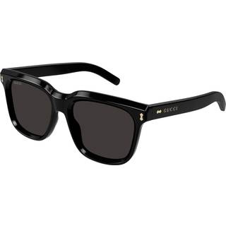 Gucci Mand GG1523S 001 Solbriller Acetat Sort Grå Firkantet