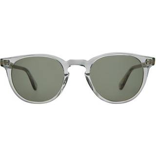 Garrett Leight CLEMENT SUN BIO-SK/BIO-GRN 46 Solbriller Mænd Grå - Transparent Light Grey - 46mm