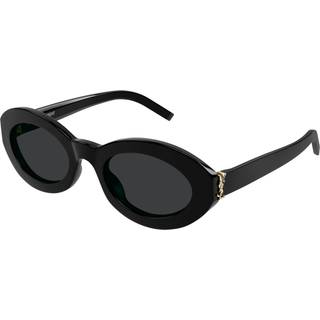 SAINT LAURENT Kvinde SL M136 001 Solbriller Acetat Sort Sort Rund