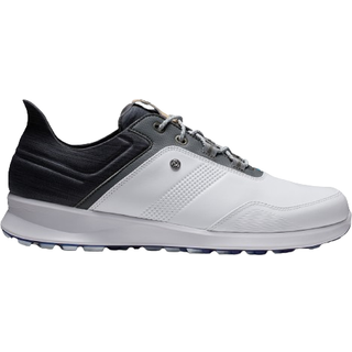 FootJoy Stratos (2023) Vandtætte Herre Golfsko Uden Spikes - White/Black/Iron - Str. 43 Normal
