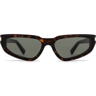 SAINT LAURENT Kvinde SL 634 NOVA 002 Solbriller Acetat Havana Grå Cat Eye Normal