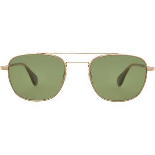 Garrett Leight CLUBHOUSE II SUN G-SPBRNSH/GRN 51 Solbriller Mænd Guld - Gold - 51mm