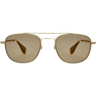 Garrett Leight CLUBHOUSE II SUN G-EMT/CL 51 Solbriller Mænd Guld - Gold-Ember Tortoise - 51mm