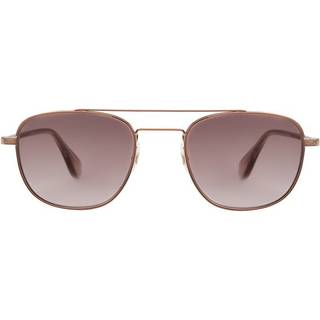 Garrett Leight CLUBHOUSE II SUN RG-BRE/PLG 51 Solbriller Mænd Guld - Rose Gold-Brew - 51mm