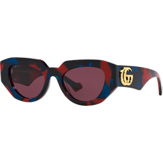 Gucci GG1421S 003 51 Solbriller Kvinder Tortoiseshell - Tortoise - 51mm