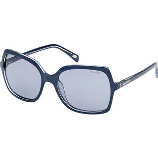 Skechers SE6293 Polarized 90D 59 Solbriller Kvinder Blue - Aegean Blue On Transparent Sky Blue - 59mm