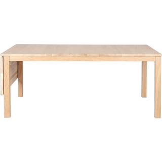 Haslev Klassik 6c Sofabord Med Foldeplade & Skuffe 85x130 Cm etræ - Sofabord Massiv Eg Hvidolieret eg - KLAL6CEGOHEGOH10155