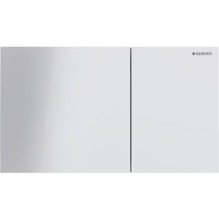 Sigma70 Betjeningsplade Glas/Hvid Geberit