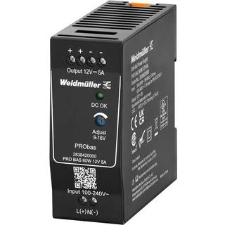Weidmüller Pro bas 60w 12v 5a