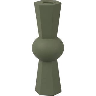 Lysestage Geo Count grøn H.20 cm