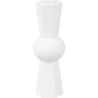 Lysestage Geo Count hvid H.20 cm