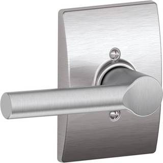 Schlage Broadway-spaken med Century Trim icke-svängande låssatin Chrome (F170 BRW 626 CEN)