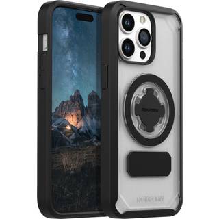 Rokform - iPhone 15 Pro Max Case Crystal Series Magnetic Clear iPhone 15 Pro Max Cover med Roklock Twist Lock Slim Drop Tested Armor (Clear)