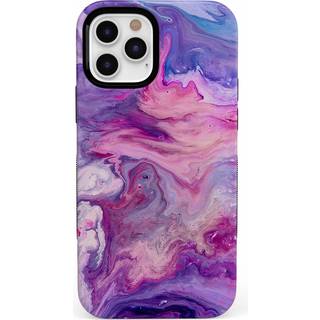 Casely Case kompatibel med iPhone 12/12 Pro -kompatibel med MagSafe Tie Dying Over You Purple Marmor iPhone Case