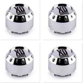 4 Pack KMC XD Series 464K106 Chrome Wheel Center Cap 6 Lug