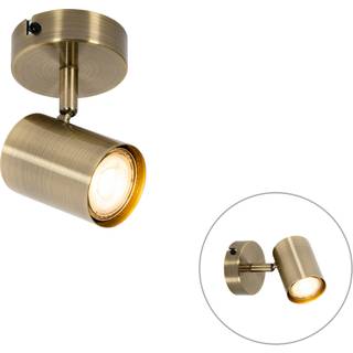 Moderne spotlight bronze vippelig - Jeana