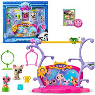 Littlest Pet Shop Pets Got Talent - legesæt med 2 dyrefigurer, tilbehør og samlekort