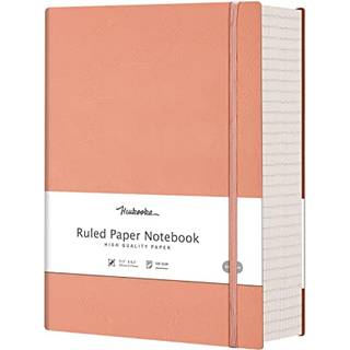 Hiukooka College regerede foret Journal Notebook - 320 sider A4 Softcover Large Journal 8.5A11 100GSM Tykt papir L?der Journal til skrivning af k
