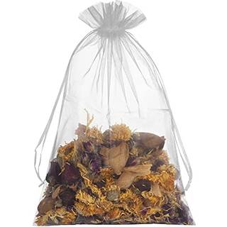 50 pcs 8x12 hvide organza tasker smykker gaveposer til fest bryllupsfordele poser med tr?kfestival makeup favorit poser tegninger goody tasker ge