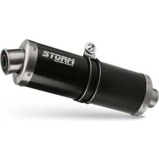 Storm Steel Black Oval endelyddæmper