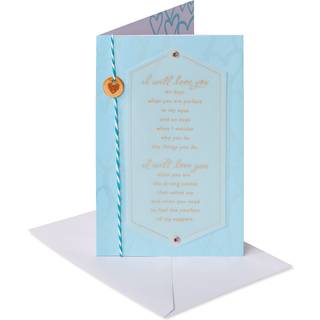 Amerikanske hilsener romantisk f?dselsdagskort (jeg vil elske dig)