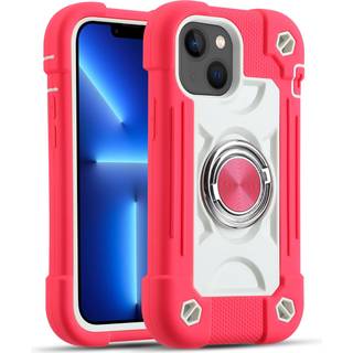 Markill kompatibel med iPhone 13 Mini/iPhone 12 Mini Case 5,4 tommer med indbygget 360? Roterende Ring Stand Military Grade Drop Protection Full