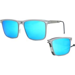 ROAV Galaxy 8203 Echo Folding Silver Polarized 11.63 58 Solbriller Mænd Silver - Brush Silver - 58mm