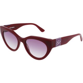 Karl Lagerfeld Kvinde KL6047S 604 Solbriller Plast Bourgogne Grå Cat Eye Skygge