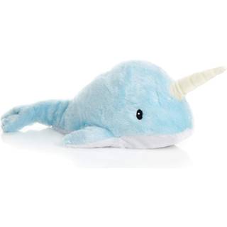 Varme venner - Nori the Narwhal - 1,5 kg - Hyggeligt mikrobølgebærbart lavendel duftende plys legetøj - Opvarmet udstoppet dyr - Varmbar kølbar s